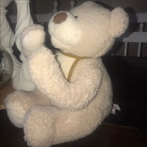 Cuddle Barn Animated Singing Teddy Bear Plush Toy - Peek a Boo Bear - Picture 4 of 8